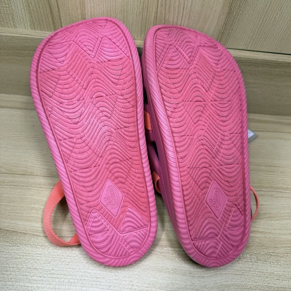 Chaco's‎ Chillos Sport Sandals Kids Youth Sz 4 Rose Pink Hiking Swimming Slip On